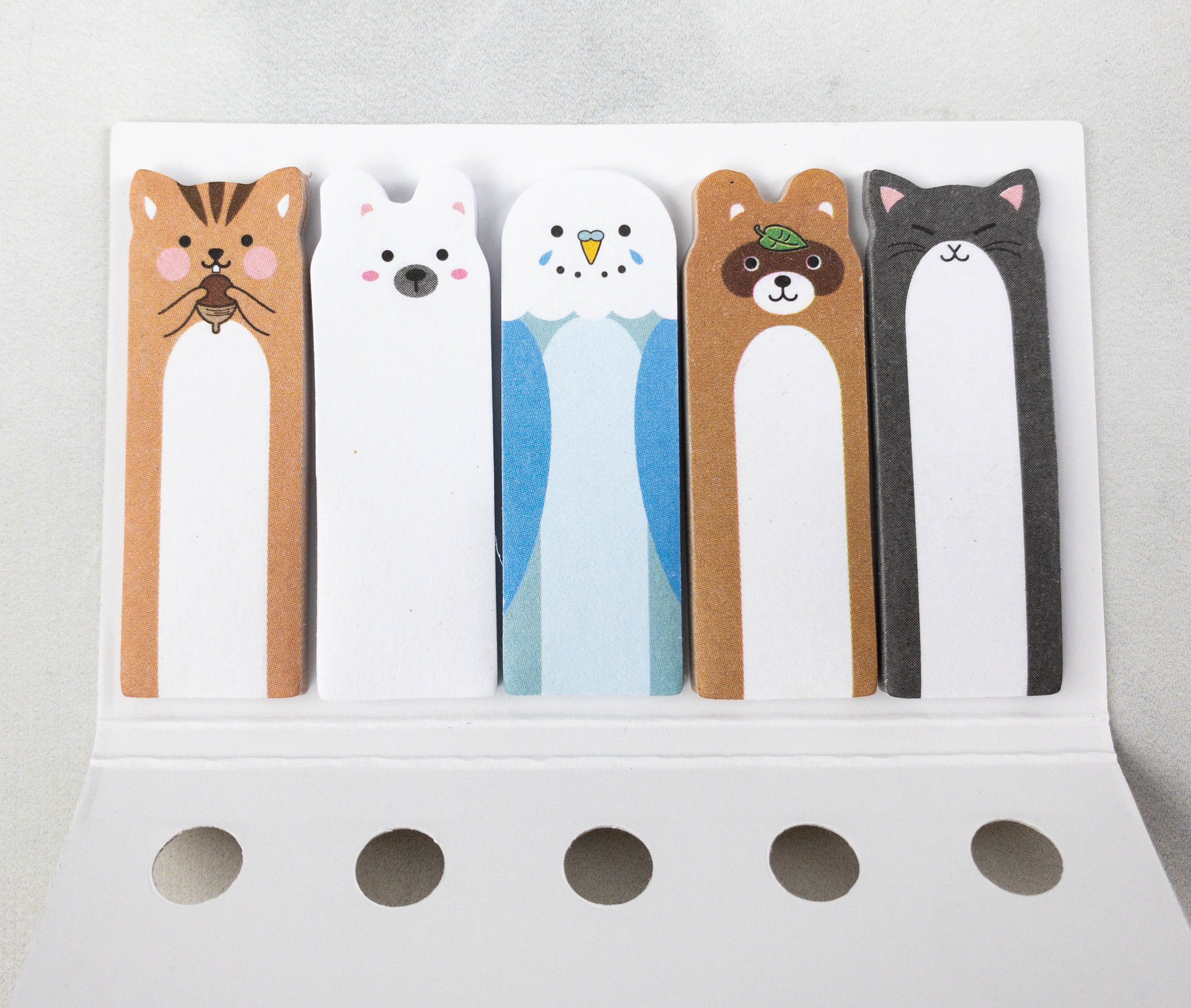 4 x Booklets Cute Cat Bird Animal Bear Pad Fun Kids stationary Memo Note Book 